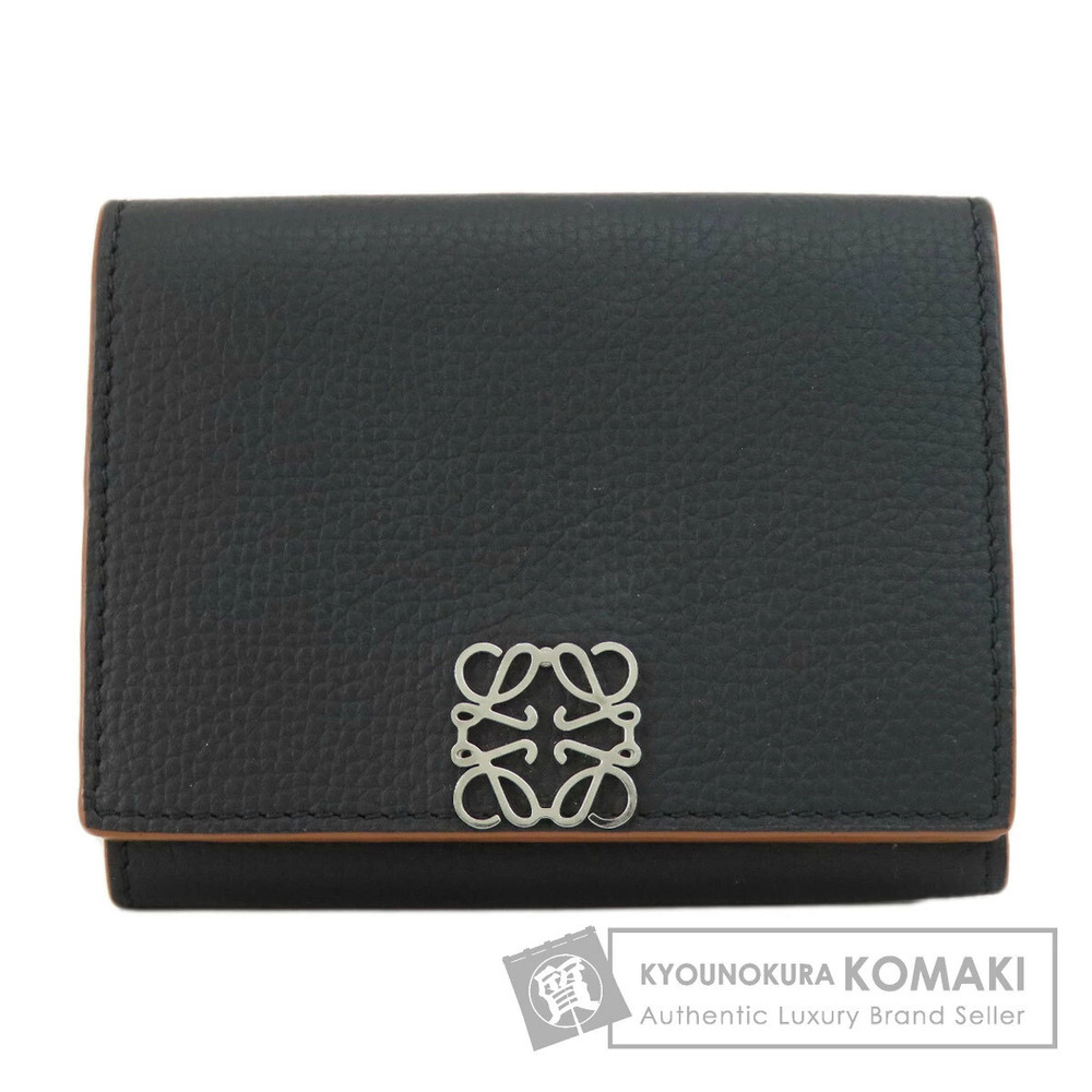 Loewe Anagram Bi fold Wallet Leather